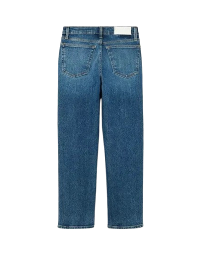 RE/DONE 70's Mid Rise Stove Pipe Royal Fade Jean